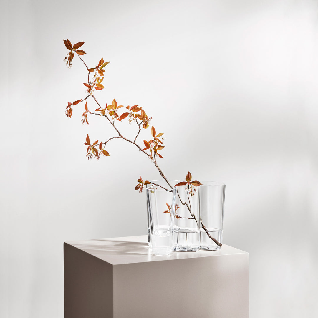 iittala Alvar Aalto Clear Vase 6.25