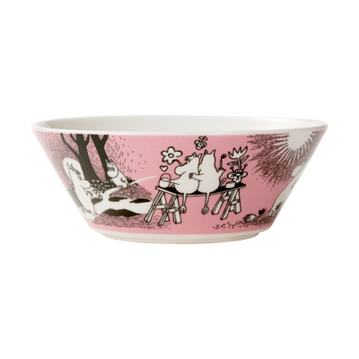 back side of Arabia Moomin Bowl Love