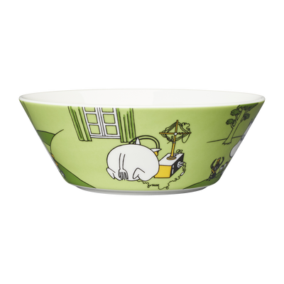 back view of Arabia Moomin Bowl Moomintroll