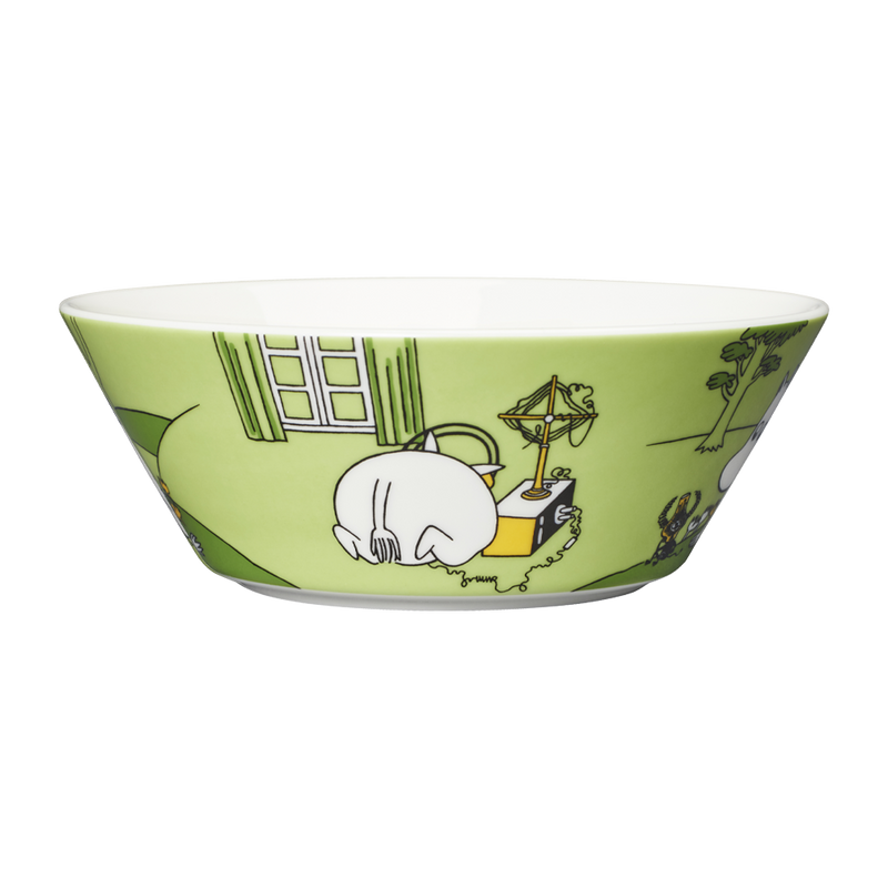 back view of Arabia Moomin Bowl Moomintroll