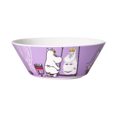 back view of Arabia Moomin Bowl Snorkmaiden