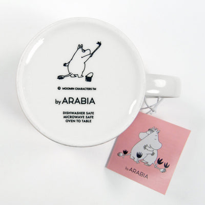 authenticity stamp on bottom of Arabia Moomin Mug - Love
