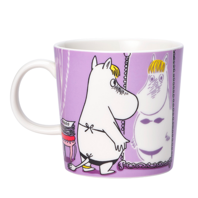 back view of Arabia Moomin Mug - Snorkmaiden