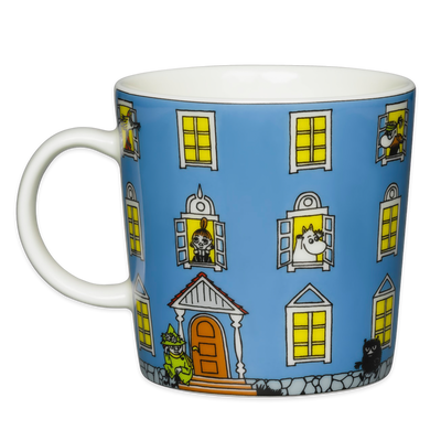 back view of Arabia Moomin Mug - Moominhouse