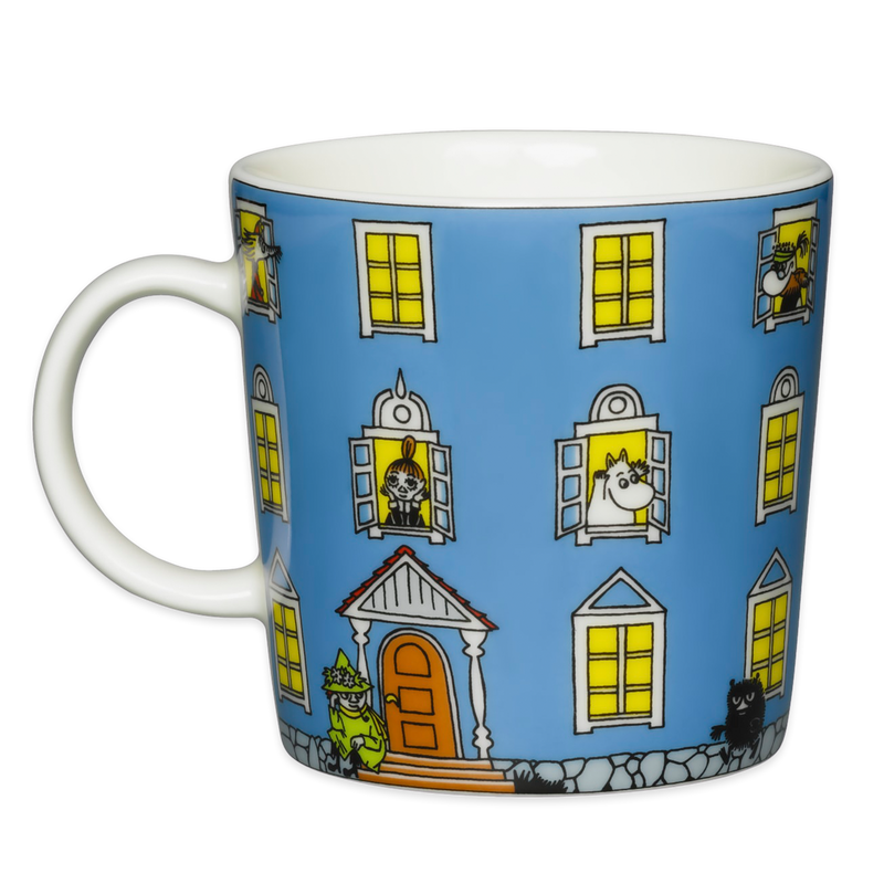 back view of Arabia Moomin Mug - Moominhouse