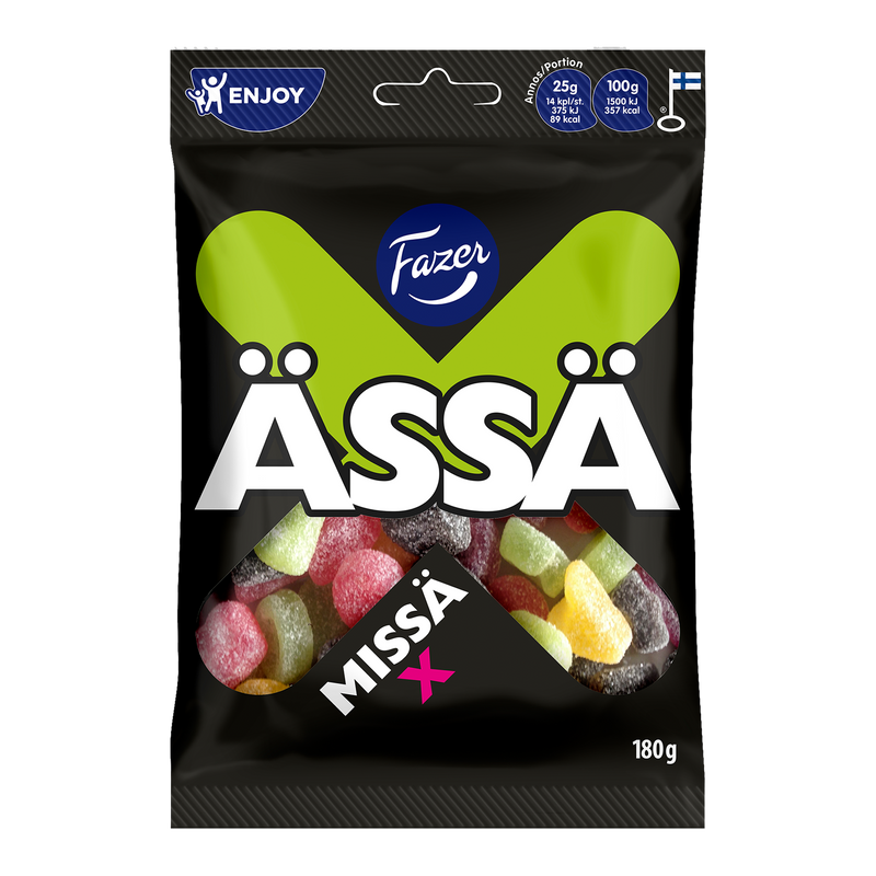 Fazer Ässä Missä X Fruit & Licorice Gummies (180g)