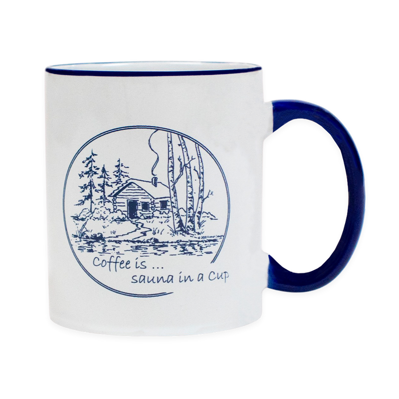 Finnish Coffee Mug - Coffee is Sauna in a Cup