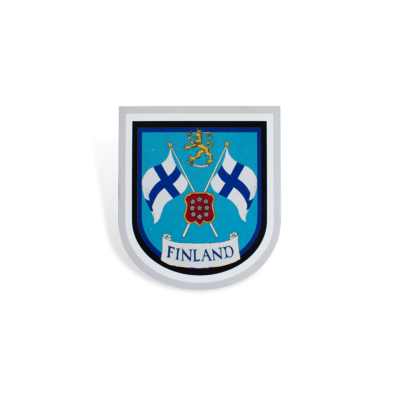 Crossed Flags Finland Decal