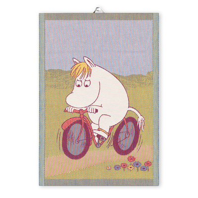 Ekelund Moomin Bike Path Tea Towel