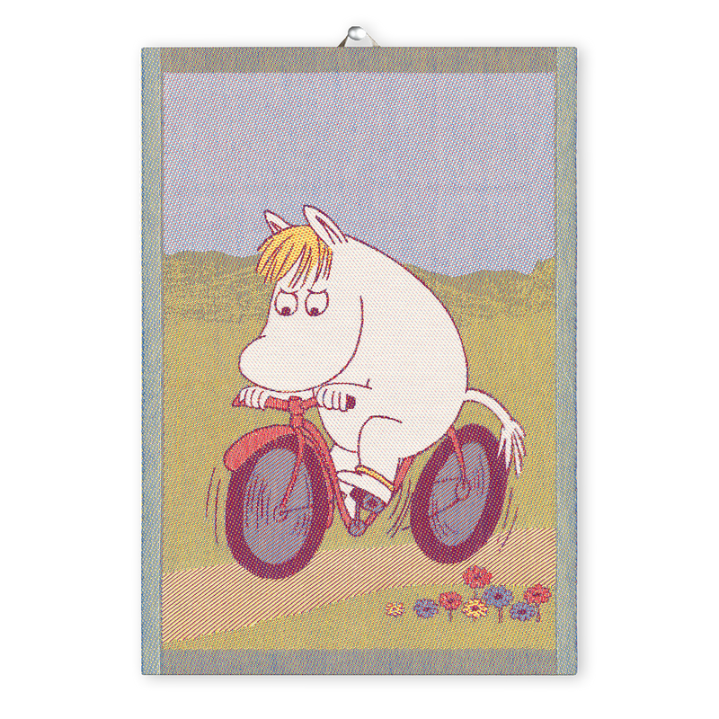 Ekelund Moomin Bike Path Tea Towel