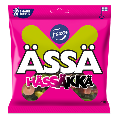 Fazer Ässä Hässäkkä Fruit & Salty Licorice Mix (280g)