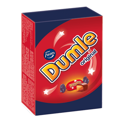 Fazer Dumle Original Soft Toffee Covered w/ Milk Chocolate Box (150g)