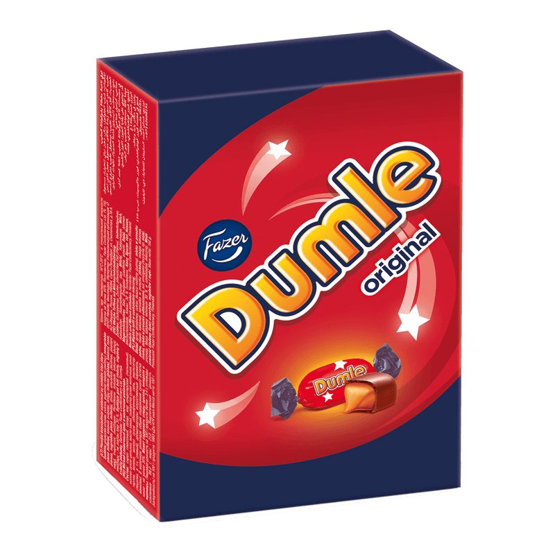 Fazer Dumle Original Soft Toffee Covered w/ Milk Chocolate Box (150g)