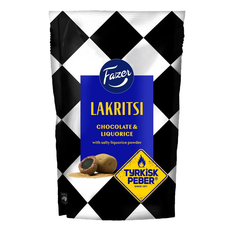 Fazer Lakritsi Chocolate Tyrkisk Peber (135g)