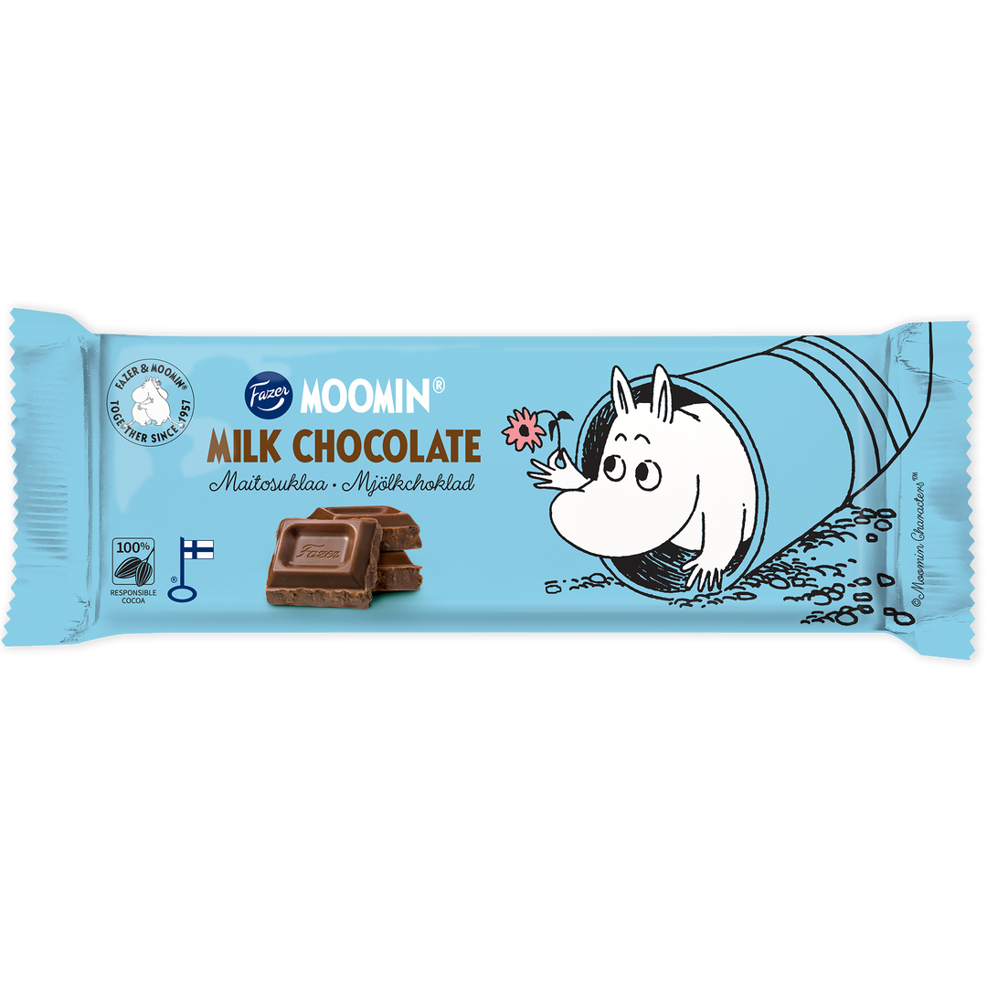 Fazer Moomin Milk Chocolate Bar (68g) – Touch of Finland