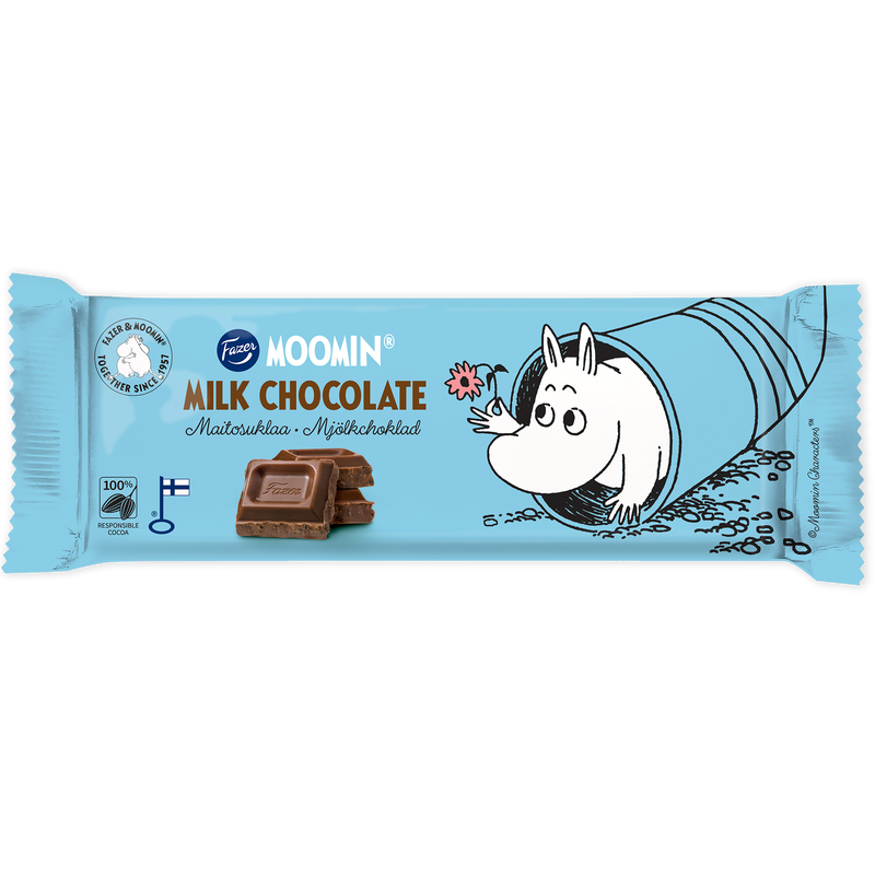 Fazer Moomin Milk Chocolate Bar (68g)
