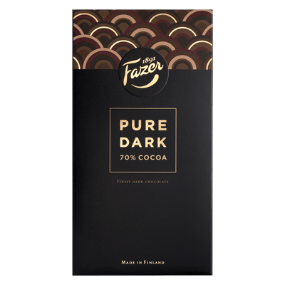 Fazer Pure Dark Chocolate Bar
