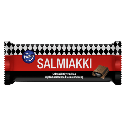 Fazer Salmiakki Chocolate Bar (100g)