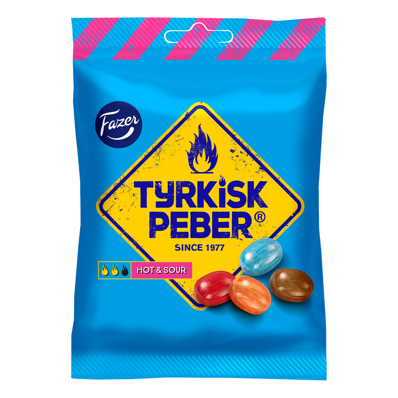 Fazer Tyrkisk Peber Hot Sour (150g)