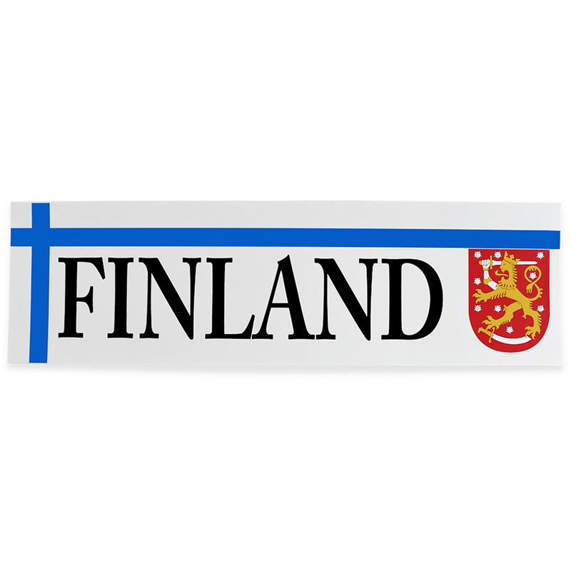 Finland Coat of Arms Bumper Sticker