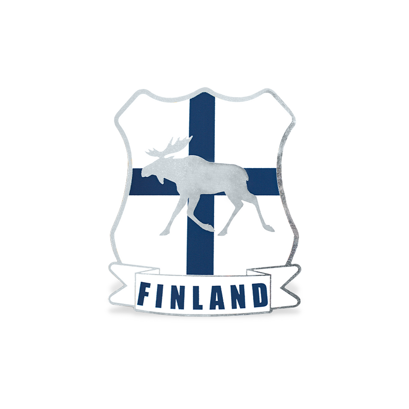Finland Moose Flag Decal