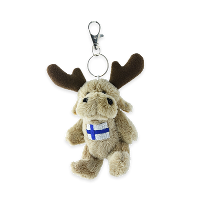 Finland Moose Keychain