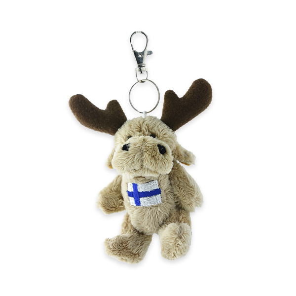 Finland Moose Keychain
