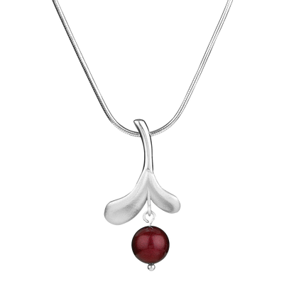 Finnfeelings Lingonberry Silver Necklace