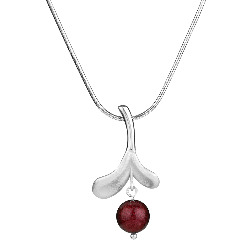 Finnfeelings Lingonberry Silver Necklace