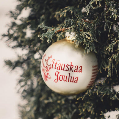 Finnish Christmas Ornament - Hauskaa Joulua