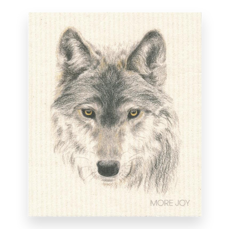 Swedish Dishcloth - Wolf