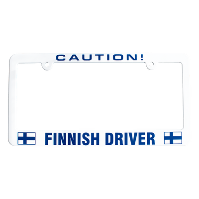 Finnish Driver License Plate Frame