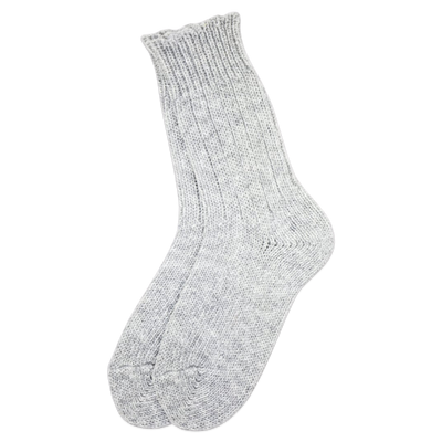 Helsinki Woolen Socks, Lichen Grey