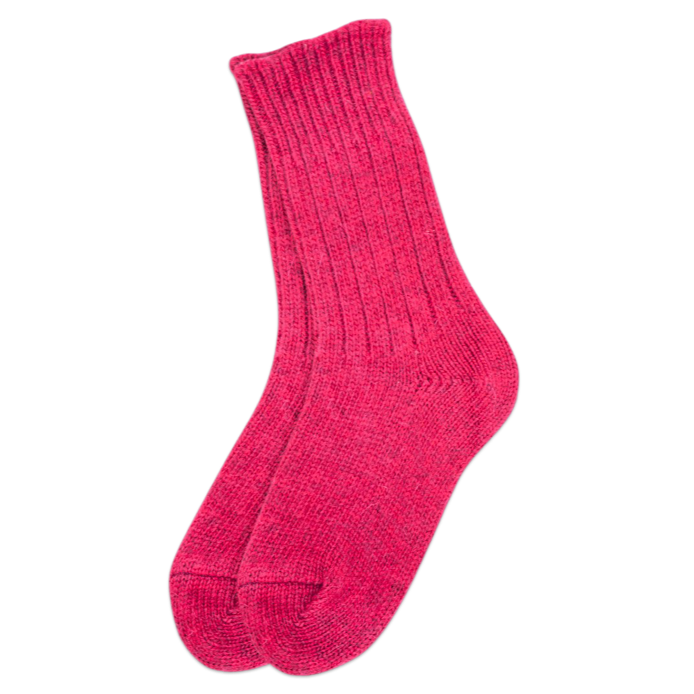 Helsinki Woolen Socks, Raspberry Red – Touch of Finland