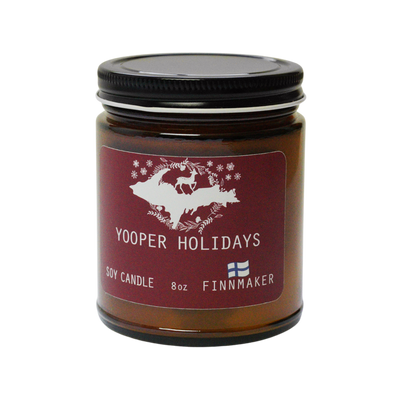 Finnmaker Yooper Holidays Candle
