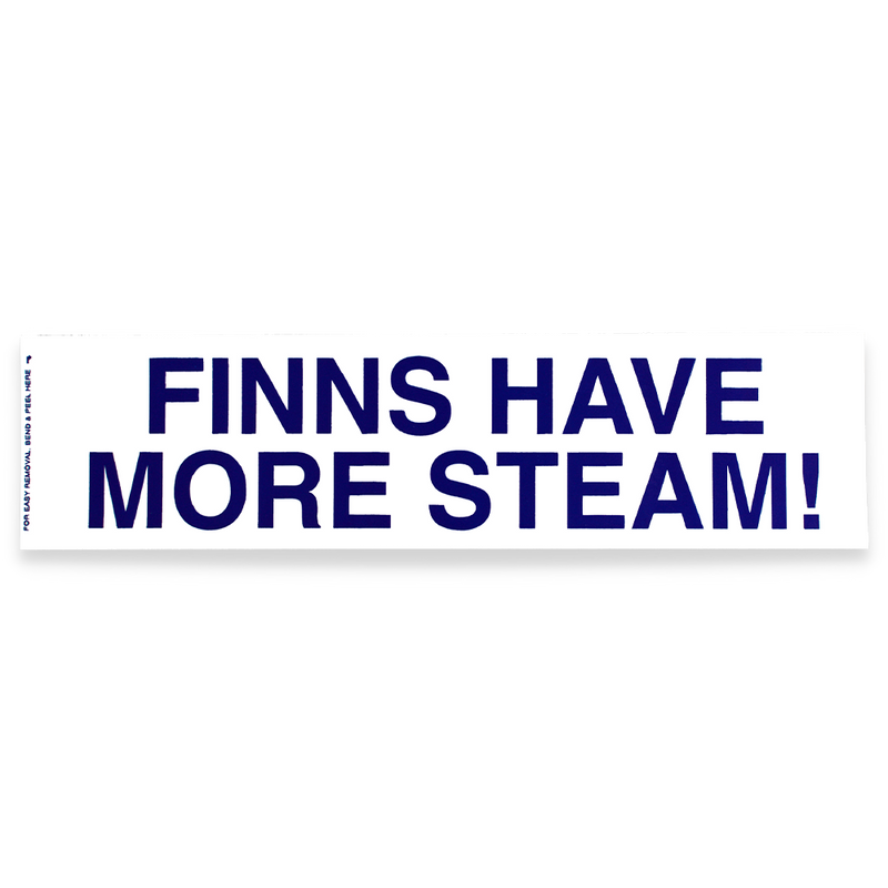 Finns Have More Steam! Bumper Sticker