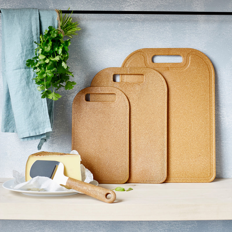 three sizes of Bio-Based Cutting Boards