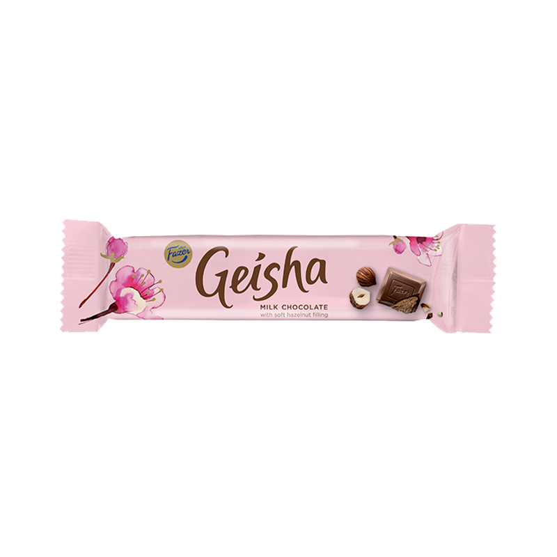 Fazer Geisha Milk Chocolate w/ Soft Hazelnut Filling Bar (37g)