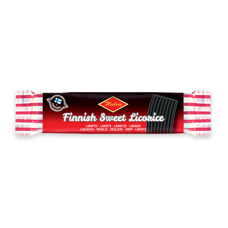 Halva Finnish Sweet Licorice Bar (60g)