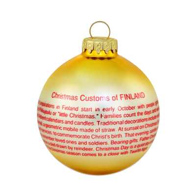 christmas customs of finland inscription on ornament