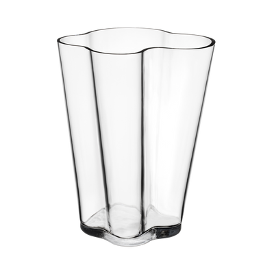 iittala Alvar Aalto Clear Vase 10.5"