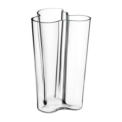 iittala Alvar Aalto Finlandia Clear Vase 10"