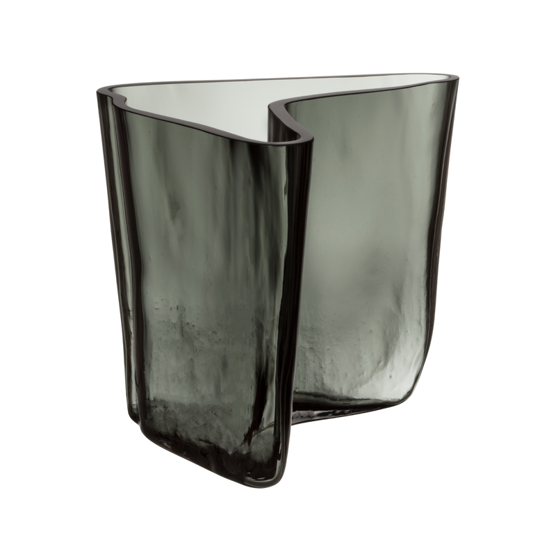 iittala Alvar Aalto Limited Edition Dark Grey Vase 6.75"