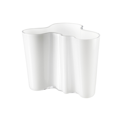 iittala Alvar Aalto White Vase 6.25"