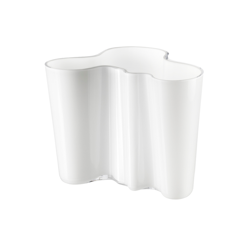 iittala Alvar Aalto White Vase 6.25"