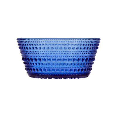 iittala Kastehelmi Dewdrop Ultramarine Blue Dessert Bowl
