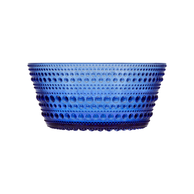 iittala Kastehelmi Dewdrop Ultramarine Blue Dessert Bowl
