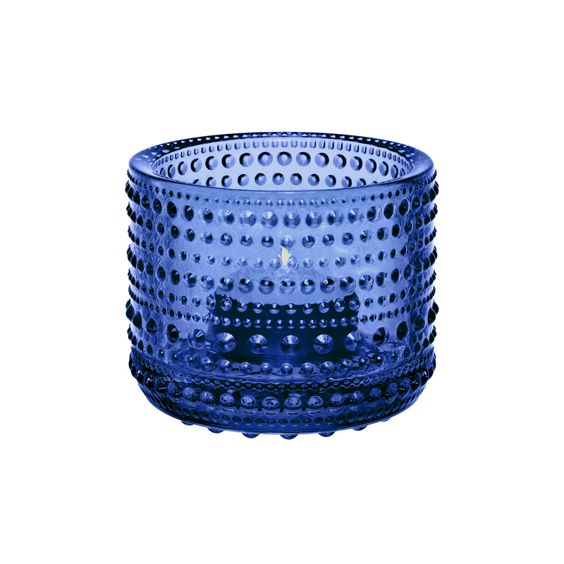 iittala Kastehelmi Dewdrop Votive Ultramarine Blue