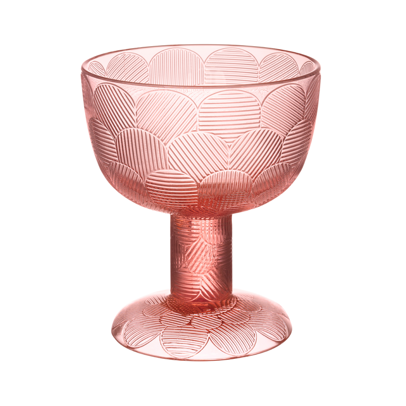 iittala Miranda Salmon Pink Footed Bowl