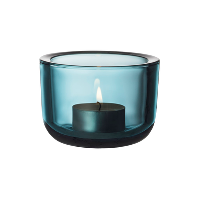 iittala Valkea Sea Blue Votive